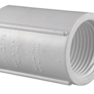 Charlotte Pipe Schedule 40 1 in. FPT X 1 in. D FPT PVC Coupling