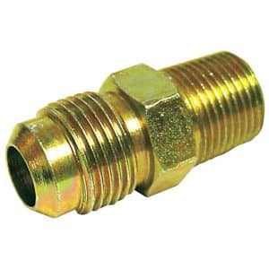 JMF Company 3/8 in. Flare X 1/2 in. D Male Brass Adapter