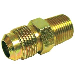 JMF Company 5/8 in. Flare X 1/2 in. D Male Brass Adapter