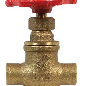 BK Products ProLine 3/8 in. FIP Brass Gate Valve
