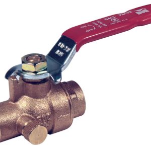 BK Products ProLine 1 in. Brass Compression Ball Valve Full Port