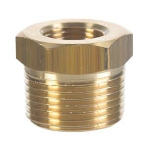 JMF Company 1/2 in. MPT X 1/4 in. D FPT Brass Hex Bushing