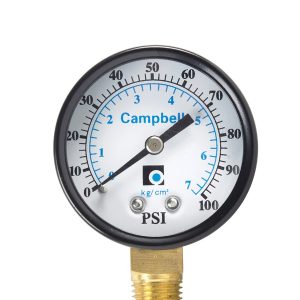 Campbell Pressure Gauge 100 psi