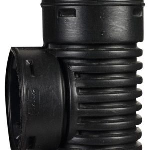 Advance Drainage Systems Schedule 40 4 in. Snap X 4 in. D Snap Polyethylene 12 in. Blind Tee