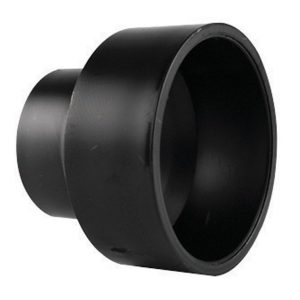 Charlotte Pipe 3 in. Hub X 4 in. D Hub ABS Coupling