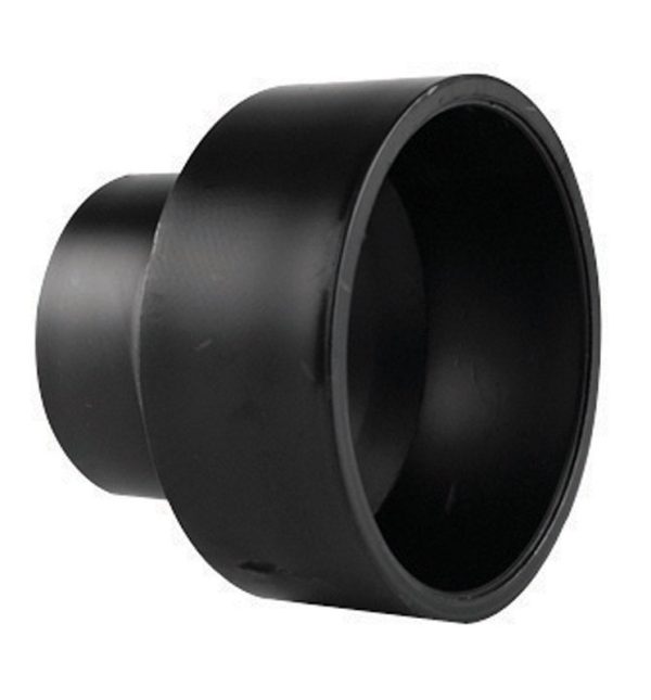 Charlotte Pipe 3 in. Hub X 4 in. D Hub ABS Coupling