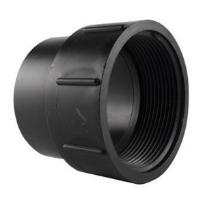 Charlotte Pipe 4 in. Spigot X 4 in. D FPT ABS Cleanout