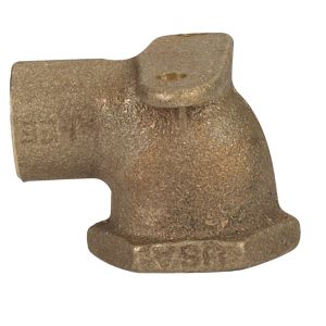 Nibco 1/2 in. Sweat X 1/2 in. D FPT Brass Drop Ear Elbow 1 pk