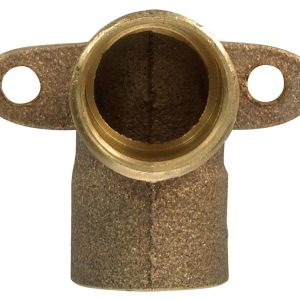 Nibco 1/2 in. Sweat X 1/2 in. D Sweat Brass Drop Ear Elbow 1 pk
