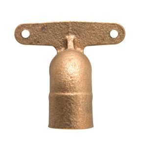 Nibco 1/2 in. Sweat X 1/2 in. D Sweat Brass High Ear Elbow 1 pk