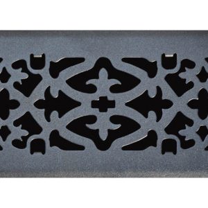 Tru Aire 4 in. H X 10 in. W 1-Way Matte Black Steel Floor Diffuser