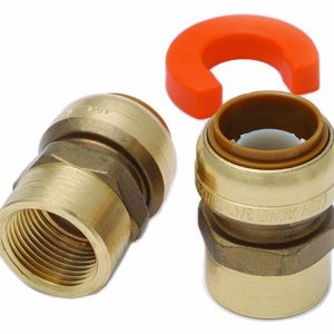 SharkBite Brass Connectors and Clip