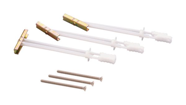 Delta 1 in. L Plastic Grab Bar Anchor