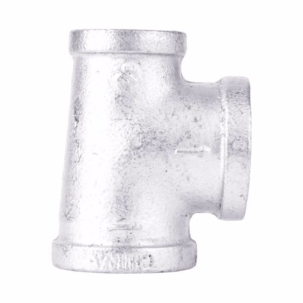STZ Industries 1 in. FIP each X 3/4 in. D FIP each Galvanized Malleable Iron Reducing Tee