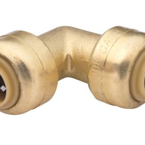 SharkBite 1/4 in. Push X 1/4 in. D Push Brass Elbow