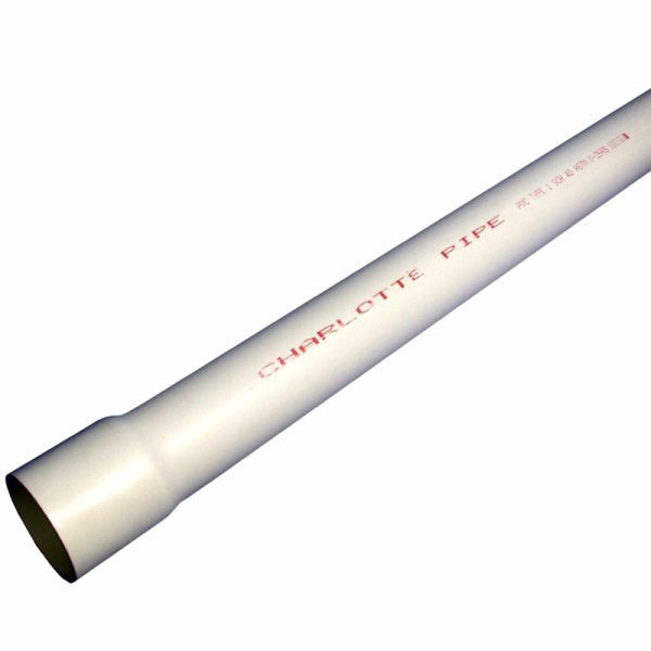 Charlotte Pipe Schedule 40 PVC Pressure Pipe 3/4 in. D X 10 ft. L Bell 480 psi