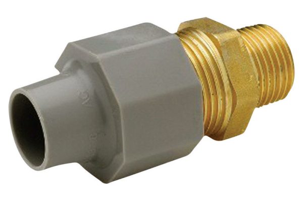 Zurn Qest 1/2 in. CTS X 1/2 in. D MPT Pex Coupling Adapter