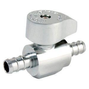 SharkBite 3/8 in. PEX Barb X 3/8 in. PEX Barb Brass Straight Stop Valve