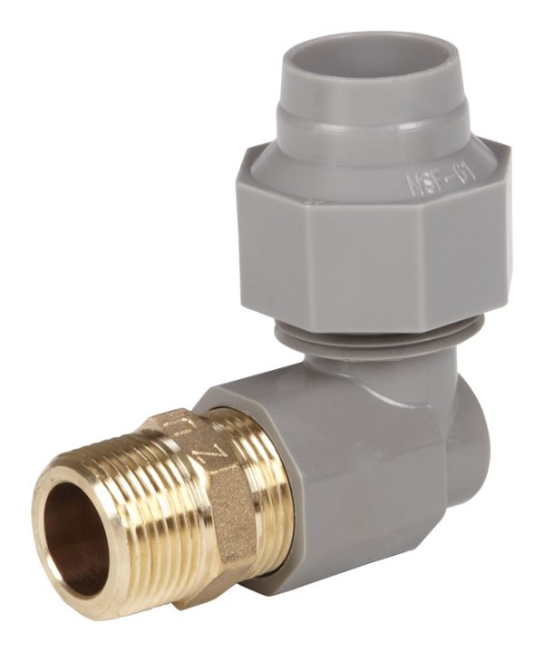 Zurn Qest 3/4 in. CTS X 3/4 in. D MPT Elbow