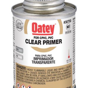 Oatey Clear Primer For CPVC/PVC 4 oz