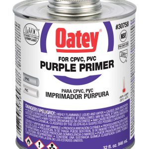Oatey Purple Primer For CPVC/PVC 32 oz