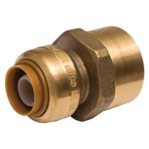SharkBite 3/8 in. Push X 1/2 in. D Female Brass Connector