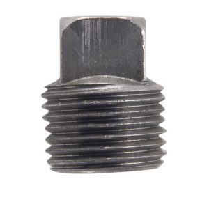 Billco Corporation 1/2 in. MPT Black Steel Square Head Plug