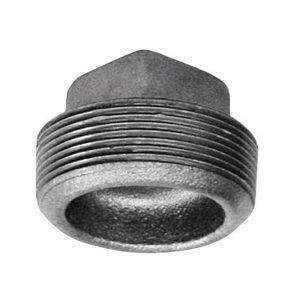 Anvil 1-1/2 in. MPT Black Malleable Iron Plug