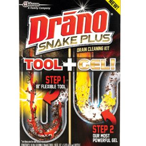 Drano Snake Plus Gel Drain Cleaning Kit 16 oz