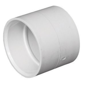 Charlotte Pipe Schedule 40 4 in. Hub X 4 in. D Hub PVC Coupling