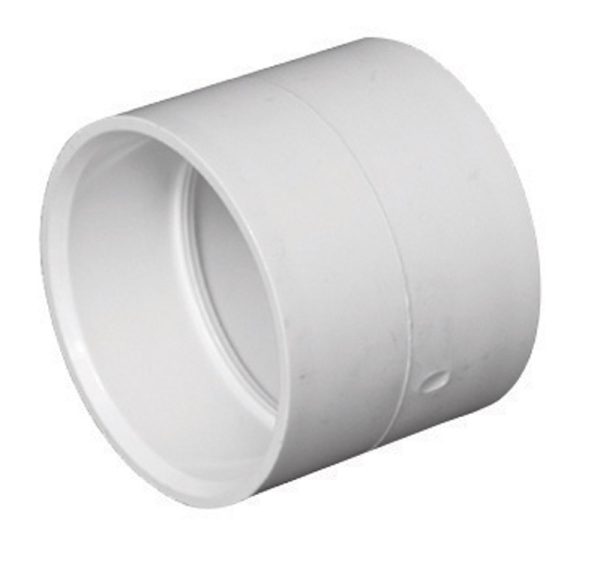 Charlotte Pipe Schedule 40 4 in. Hub X 4 in. D Hub PVC Coupling