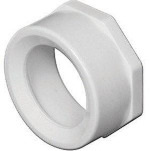 Charlotte Pipe Schedule 40 4 in. Spigot X 3 in. D Hub PVC Flush Bushing
