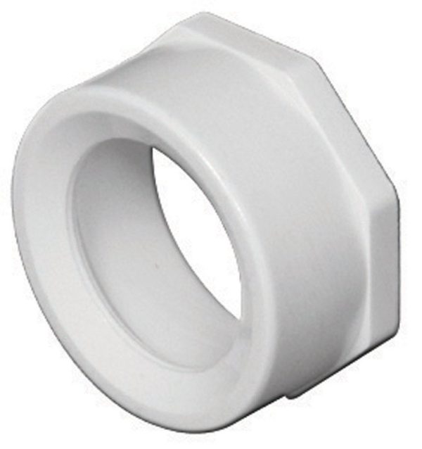 Charlotte Pipe Schedule 40 4 in. Spigot X 3 in. D Hub PVC Flush Bushing