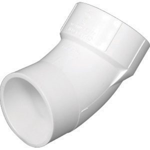 Charlotte Pipe Schedule 40 4 in. Hub X 4 in. D Spigot PVC Street Elbow