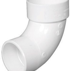Charlotte Pipe Schedule 40 4 in. Hub X 4 in. D Spigot PVC 90 Degree Street Elbow