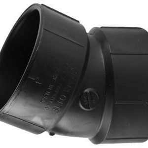 Charlotte Pipe 2 in. Hub X 2 in. D Hub ABS 22-1/2 Degree Elbow