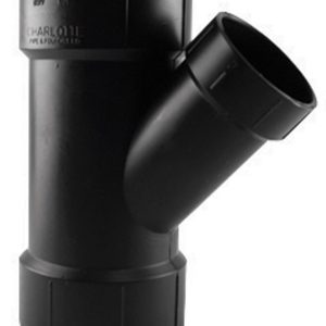 Charlotte Pipe 2 in. Hub X 1-1/2 in. D Hub ABS Wye