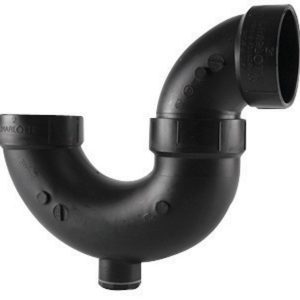 Charlotte Pipe 2 in. Hub X 2 in. D Hub ABS P-Trap