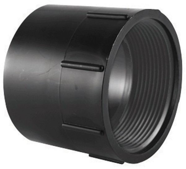 Charlotte Pipe 2 in. Hub X 2 in. D FPT ABS Adapter