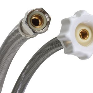 Fluidmaster 3/8 in. Compression X 7/8 in. D Ballcock 20 in. Braided Stainless Steel Supply Line