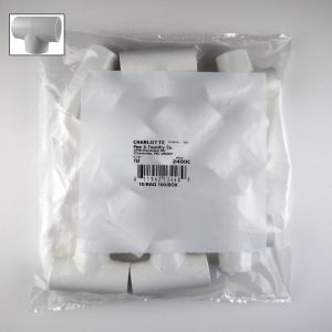 Charlotte Pipe Schedule 40 1/2 in. Slip X 1/2 in. D Slip PVC Tee