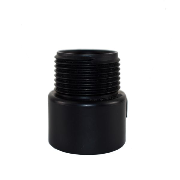 Charlotte Pipe 3 in. MPT X 3 in. D Hub ABS Adapter