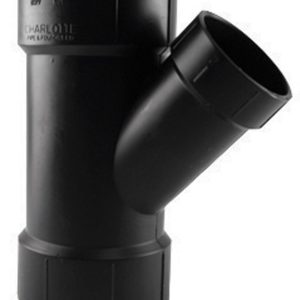 Charlotte Pipe 3 in. Hub X 3 in. D Hub ABS Wye
