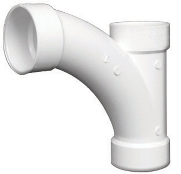 Charlotte Pipe Schedule 40 2 in. Hub X 2 in. D Hub PVC Long Turn Wye