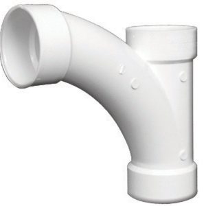 Charlotte Pipe Schedule 40 4 in. Hub X 4 in. D Hub PVC Long Turn Wye