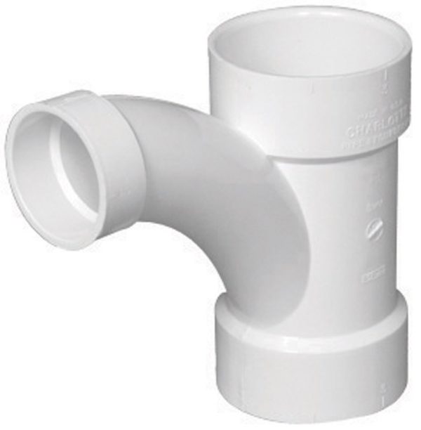 Charlotte Pipe 3 in. Hub X 3 in. D Hub PVC Wye