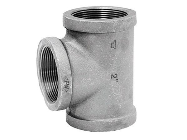 Anvil 1/4 in. FPT X 1/4 in. D FPT Black Malleable Iron Reducing Tee