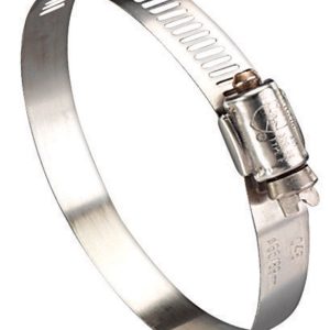 Ideal Hy Gear 1-1/2 in to 3-1/2 in. SAE 48 Silver Hose Clamp Stainless Steel Band