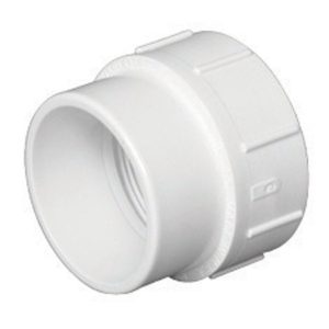 Charlotte Pipe Schedule 40 3 in. Spigot X 3 in. D FPT PVC Adapter