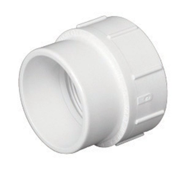 Charlotte Pipe Schedule 40 3 in. Spigot X 3 in. D FPT PVC Adapter
